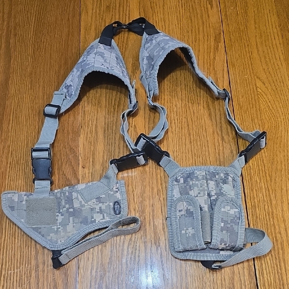 Gray Camouflage Tactical Harness